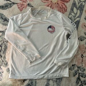 Vineyard Vines Performance Rash Guard Swim Long Sleeve with USA logo